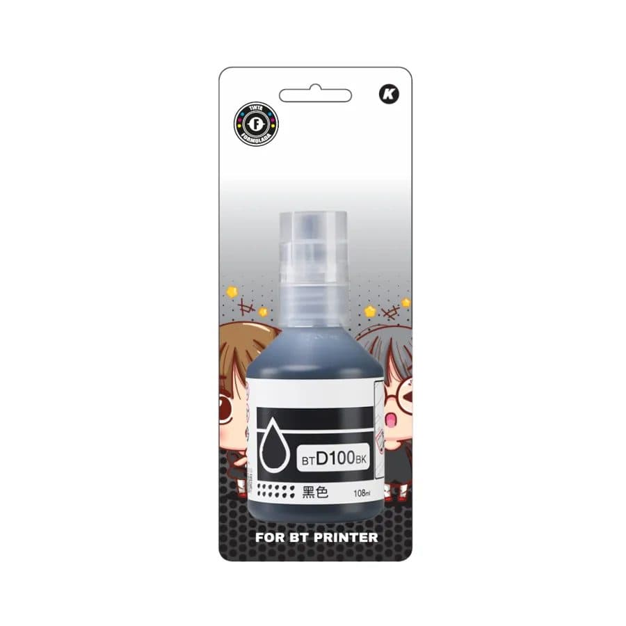Tinta Blister/#BTD100Bk /Formulada x108ML/brother