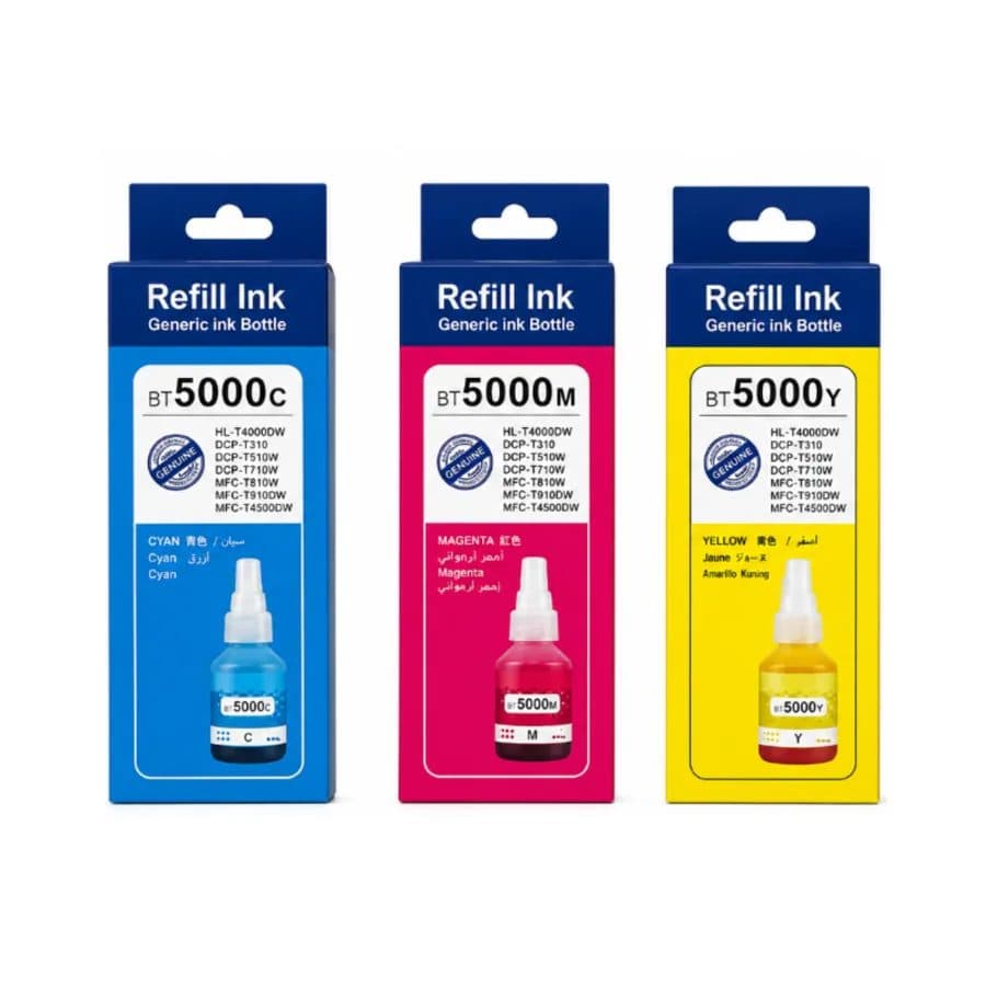 Tinta In Box /#BT5001 M Y C /Premium Ink x50ML/brother