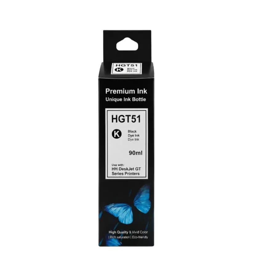 Tinta Formulada / PREMIUM INK HP #GT53 90ML BLACK · · (IN BOX)TINTA PREMIUM INK #GT53 BK X90ML