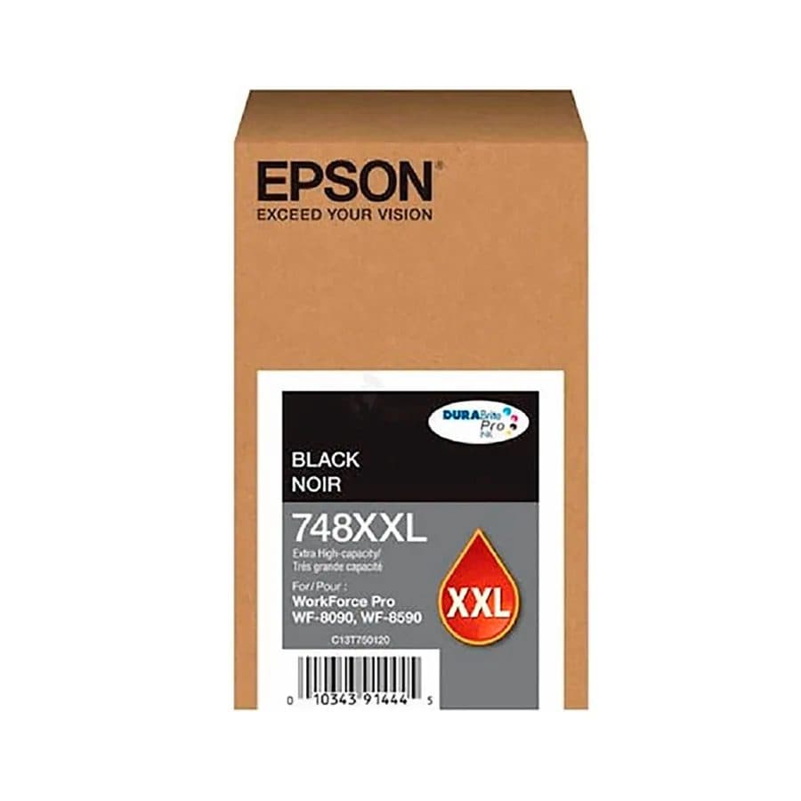 Cartucho Epson 748XXL Black 202ML CARTUCHO EPSON 748XXL BLACK