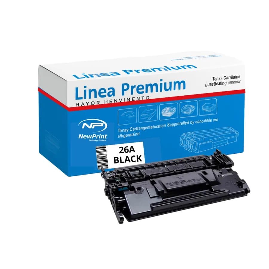 Tóner HP 26A Negro CF226A Compatible con HP LaserJet